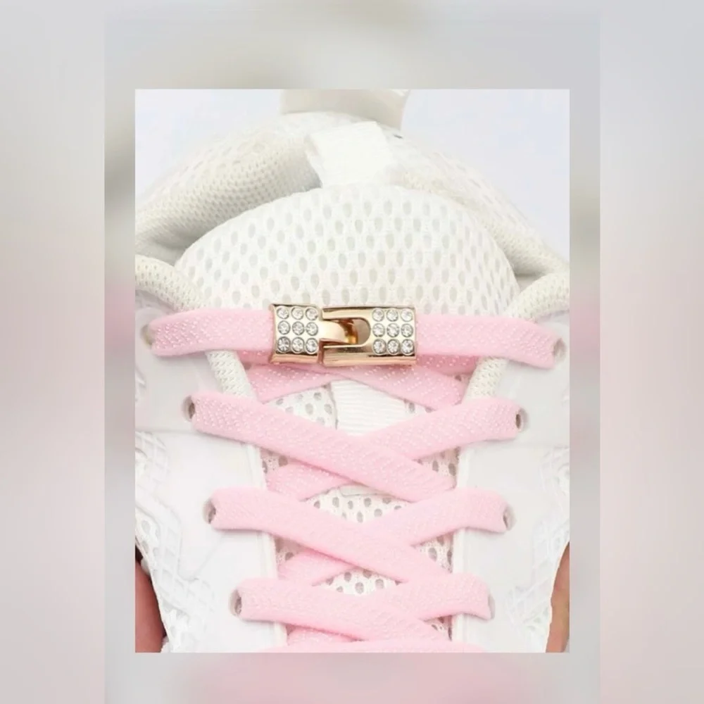 Pink Shoe Laces - Picture 3 of 3